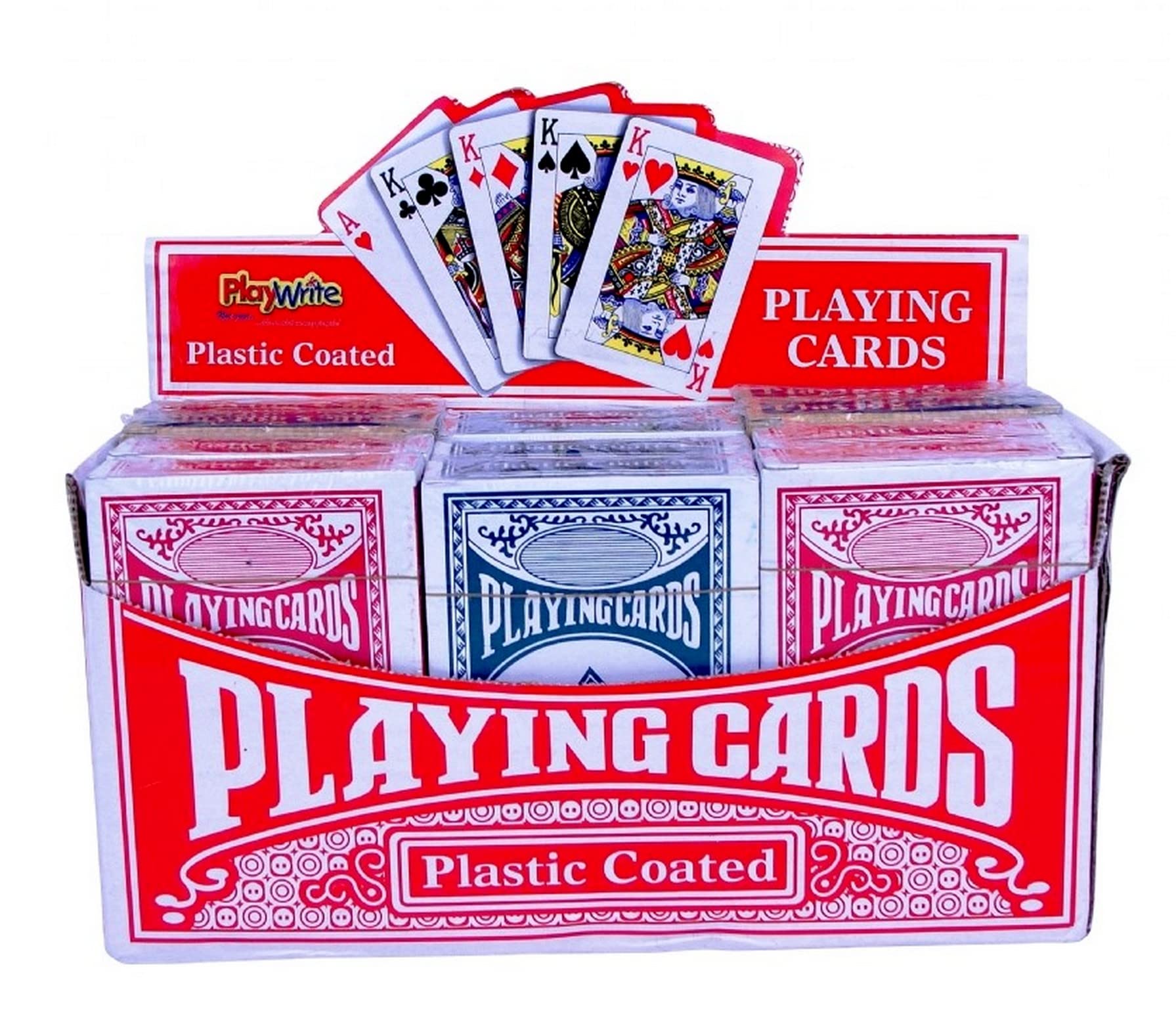 Playwrite Playing Cards 300-002 Pack of 12 Playing Cards. Display
